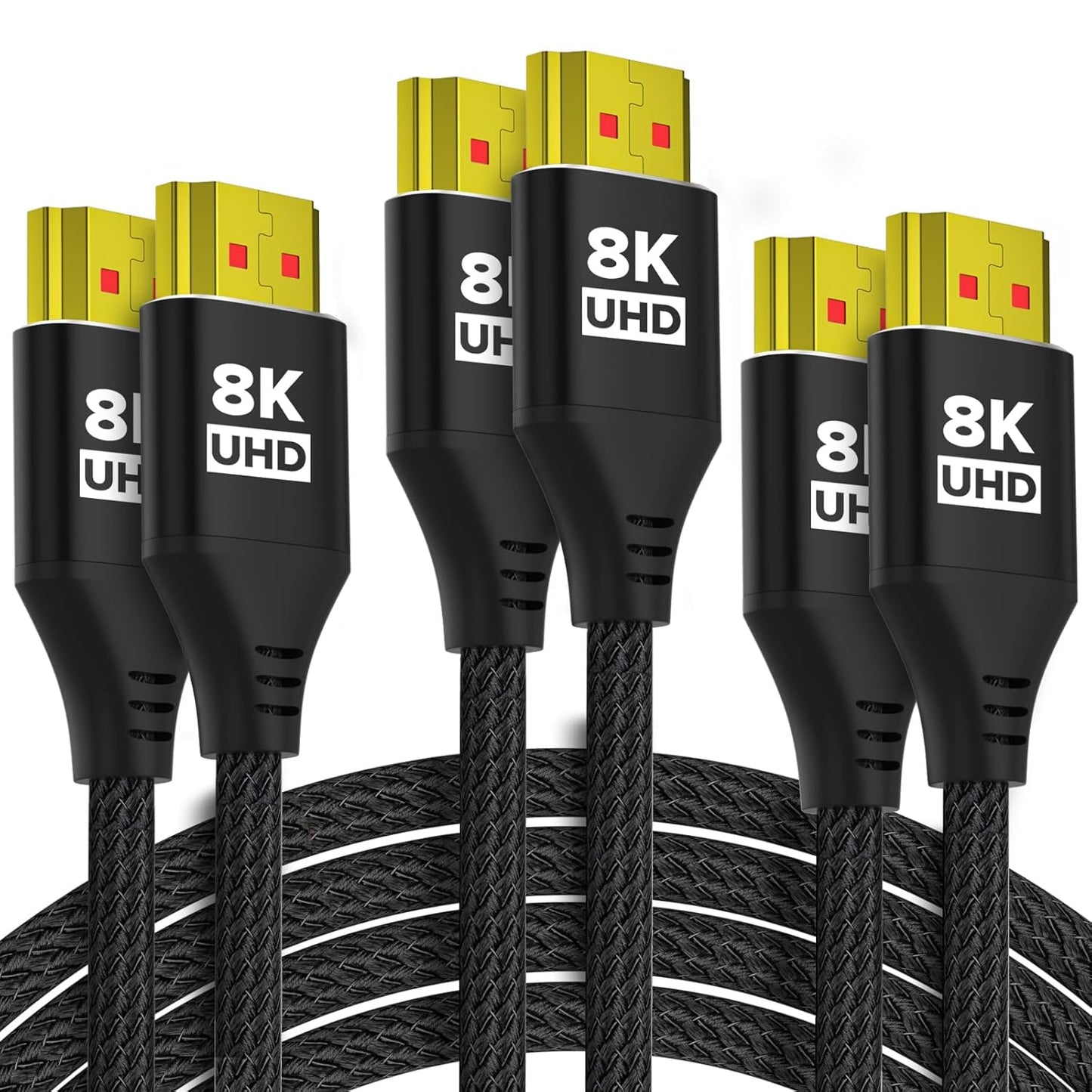 Ultra High Speed 8K HDMI Cable 3FT - 3 Pack | 4K/120Hz Support