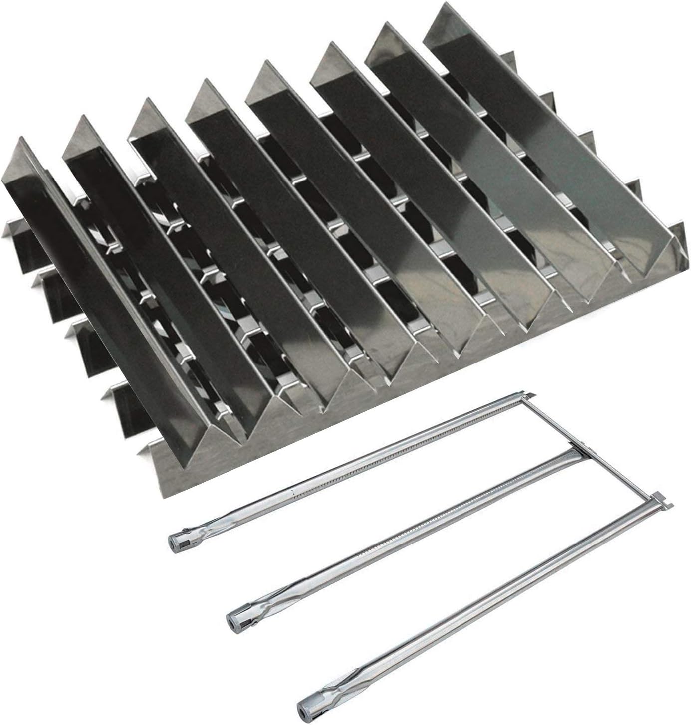 Hongso 13-Pcs Stainless Steel Flavorizer Bars and Burner Tube Kit