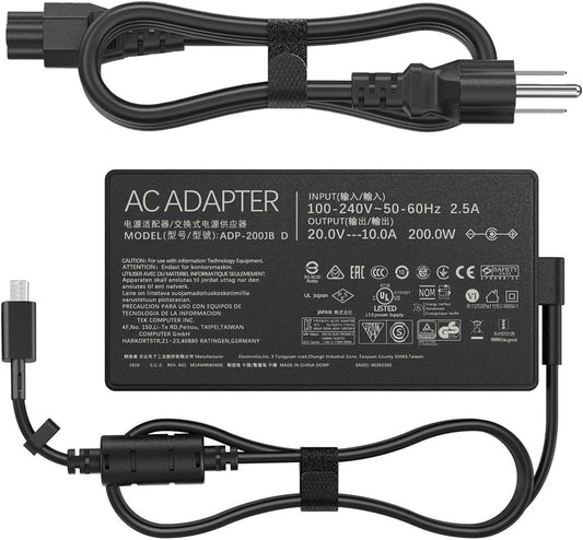 200W Laptop Charger for Asus ROG Zephyrus and TUF Gaming