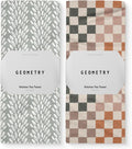 GEOMETRY Checkmate Kitchen Tea Towels 18in x 30in 2 Pack - Quick Dry