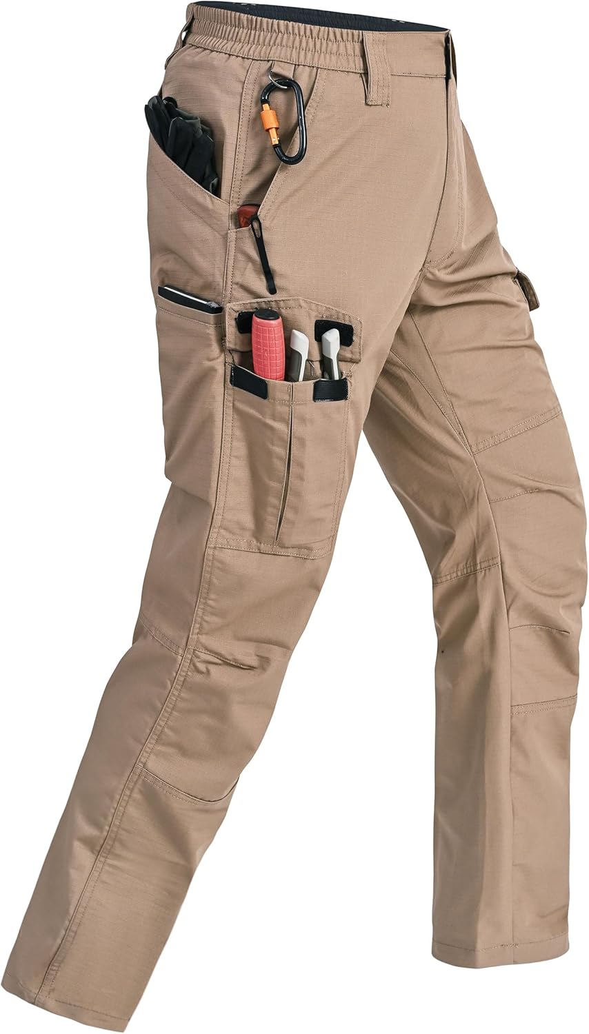 Mens Cargo Pants Ripstop Water Resistant Tactical Hiking Gear