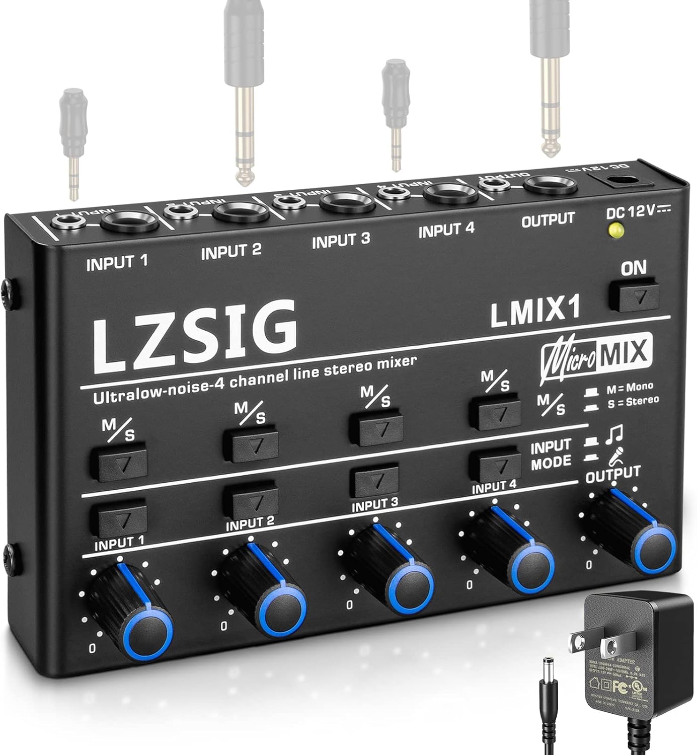 Ultra Low-Noise Mini Audio Mixer by LZSIG