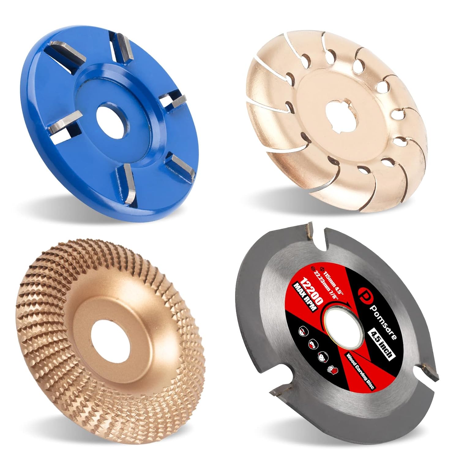 Effortlessly Shape Wood with Pomsare Wood Carving Disc