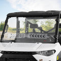 KEMIMOTO 2-IN-1 Vented Windshield for Polaris Ranger - Year-Round
