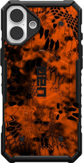 Kryptek Inferno Camouflage iPhone 16 Plus Case - Rugged MagSafe