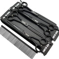7.0 in Professional Dog Grooming Scissors Set - Straight, Thinning