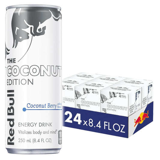 Red Bull Coconut Edition Energy Drink with Caffeine and B Vitamins