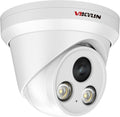 4K 8MP Full Color PoE Turret IP Camera - Color Night Vision