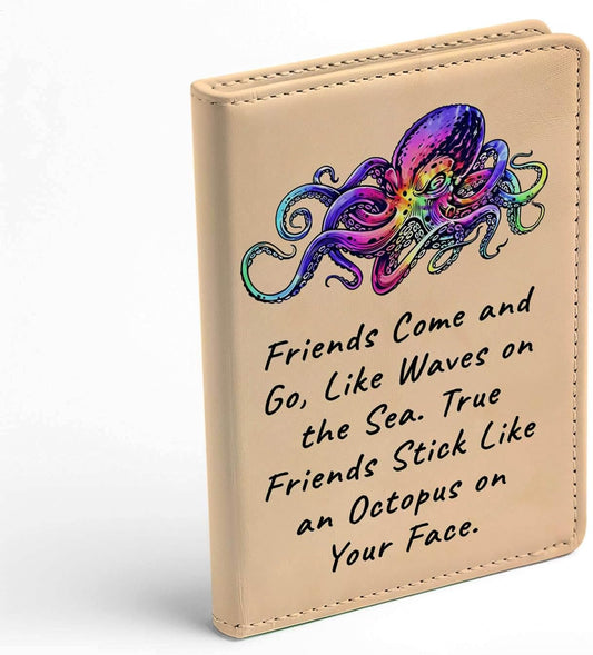 Octopus Leather Notebook - Best Friends Gift