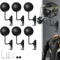 Kikerike Motorcycle Helmet Rack Wall Mount with 180 Degree Rotation