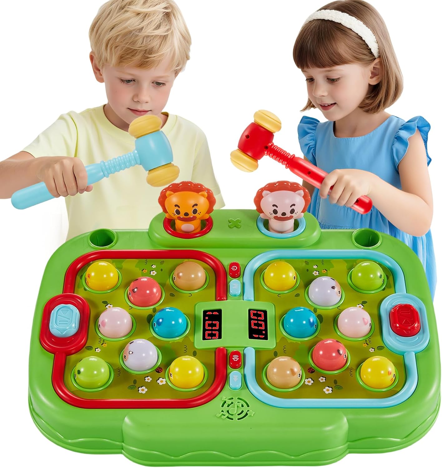 Whack A Mole Game for Toddlers - Interactive Pounding Toy Fun