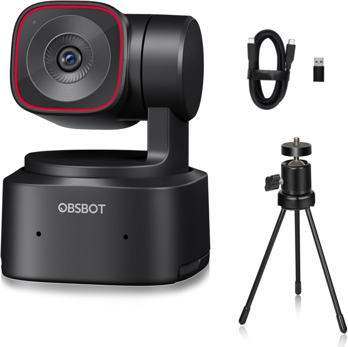 OBSBOT Tiny 2 Lite Webcam with AI Auto Tracking and 4K Quality