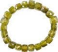Healing Crystal Handmade 7-8mm Cube Lapis Bracelet for Women - Boho