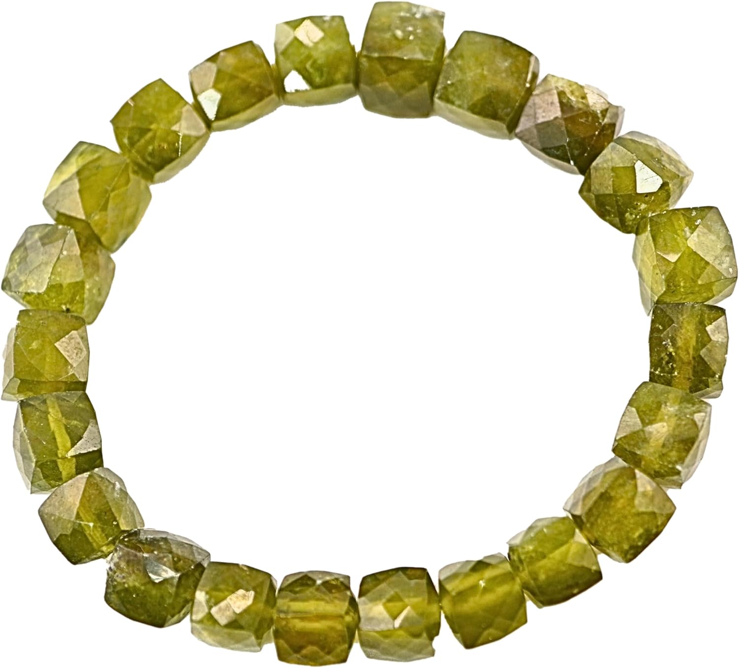 Healing Crystal Handmade Lapis Beads Stretch Bracelet for Women