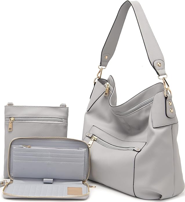 Large Crossbody Bags for Ladies - Stylish Shoulder Handbags Set