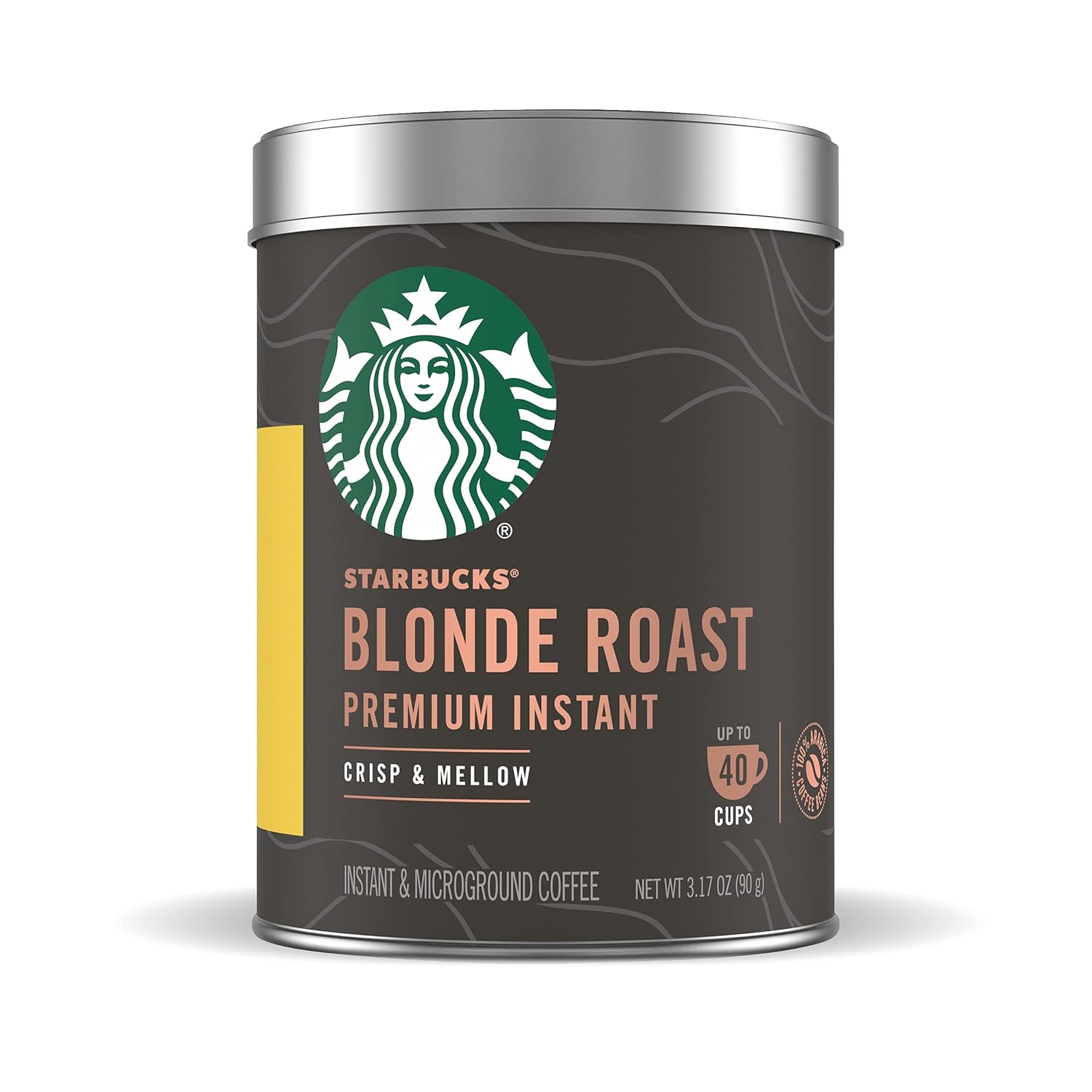 Starbucks Blonde Roast Instant Coffee - 40 Cups in 1 Tin!