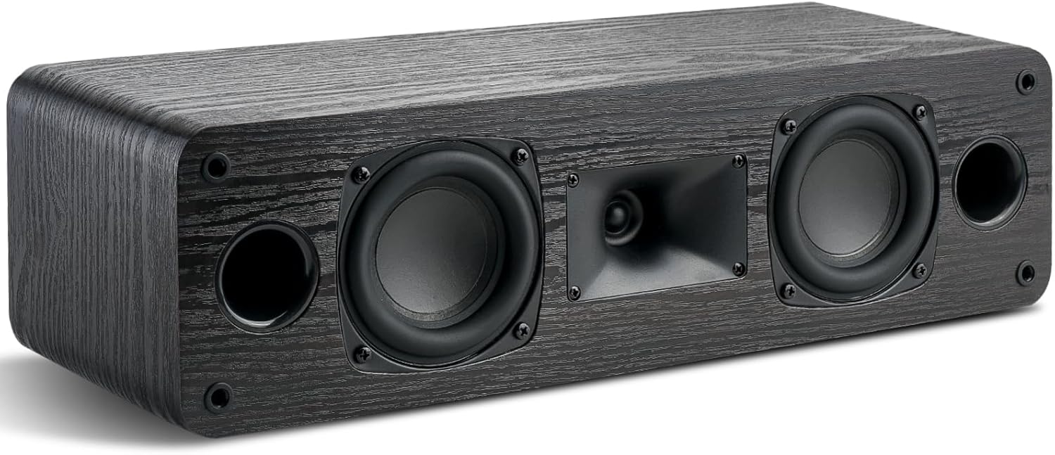 Saiyin Slim Center Channel Speaker for Home Theater Sound