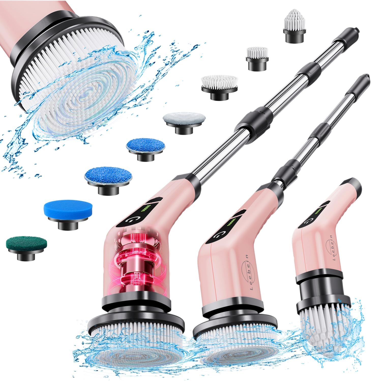 Leebein Electric Spin Scrubber for Effortless Cleaning Tasks