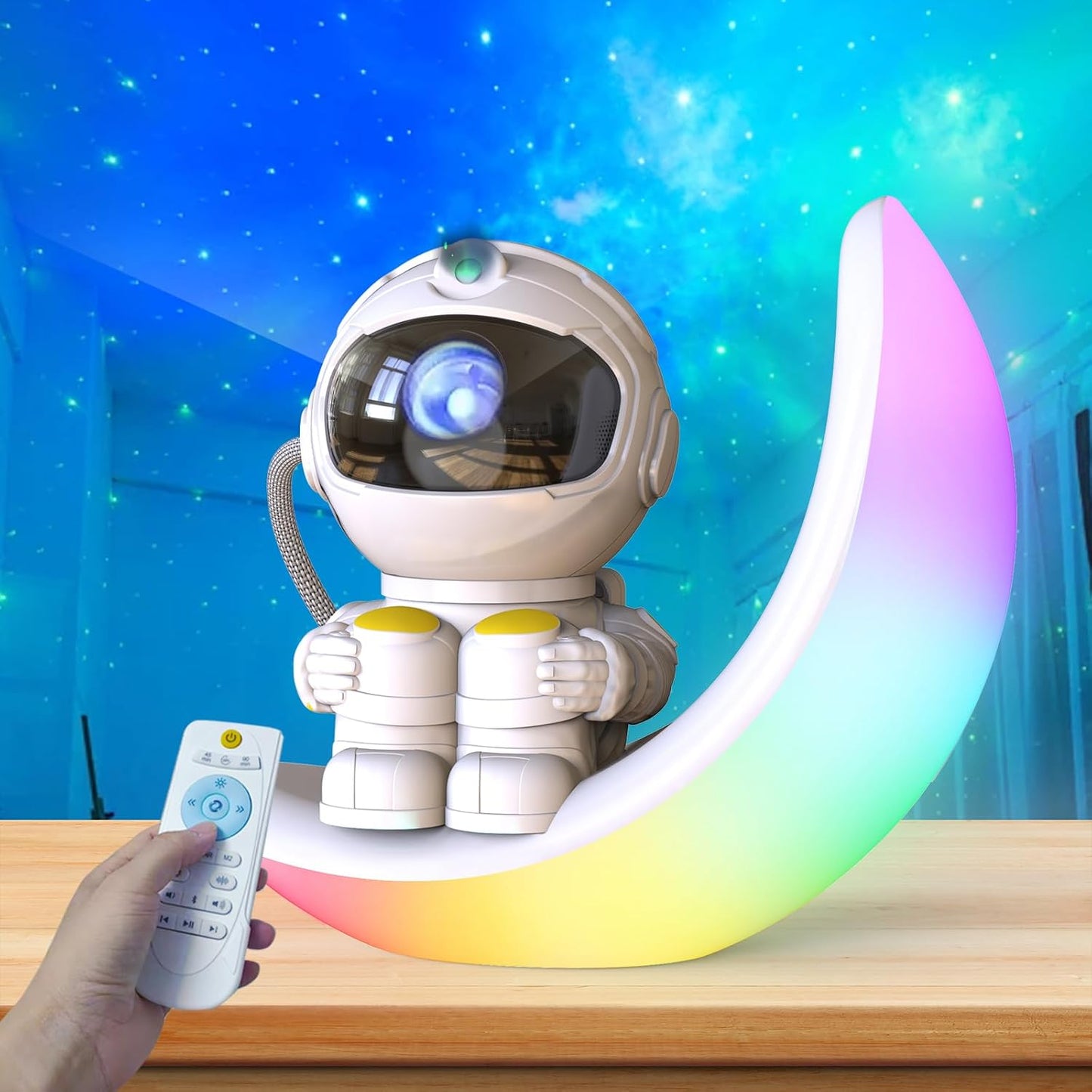 3-in-1 Astronaut Galaxy Projector - Transform Your Space!