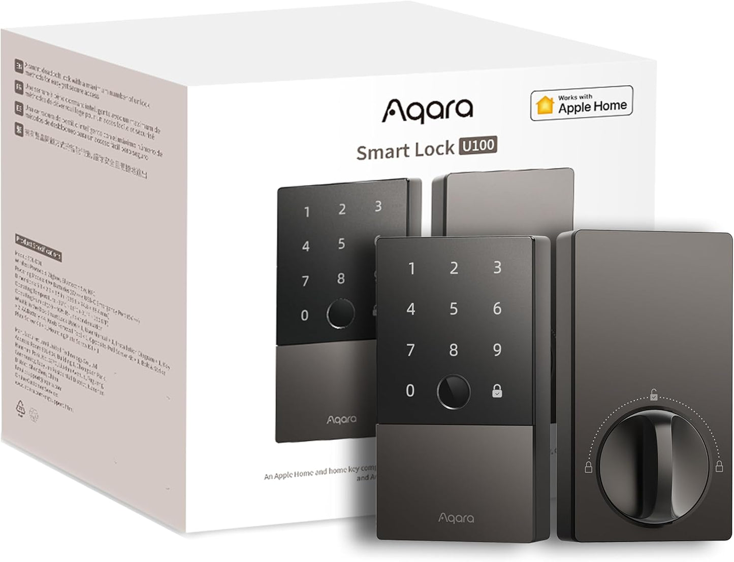 Aqara U100 Smart Lock: Fingerprint Entry & Smart Home Compatible