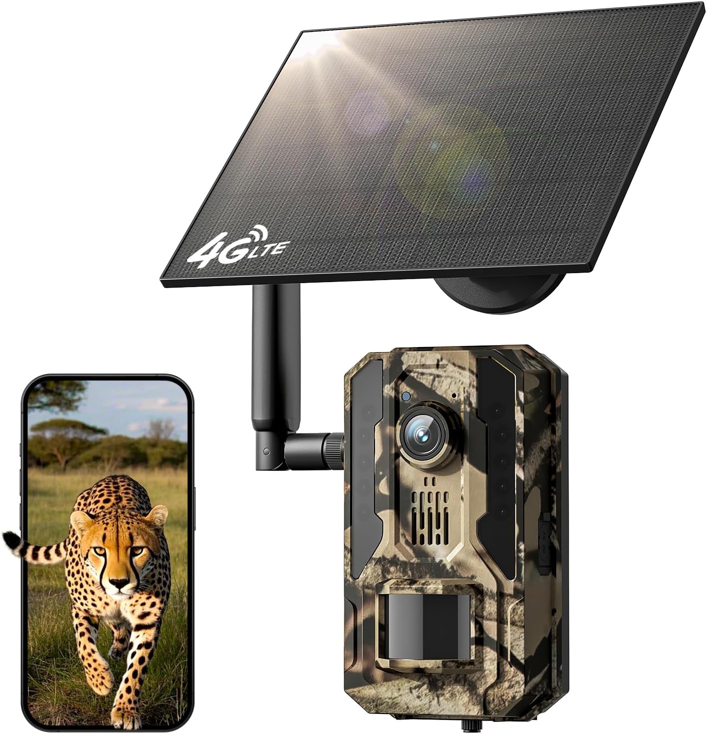 2K Live Streaming Cellular Trail Camera with Night Vision