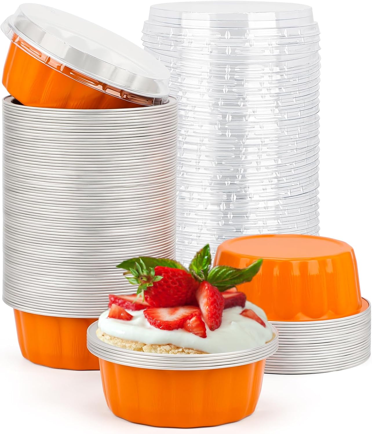 Beasea Disposable Ramekins for Baking, Perfect for Parties