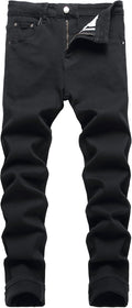 Men's Slim Fit Ripped Jeans Stretch Skinny Jeans - Comfortable