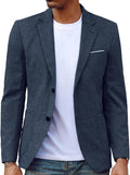 PJ PAUL JONES Mens Casual Sport Coat Blazer Two Buttons (Style Q9SK)