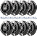 8pcs Inline Skate Wheels LED Light-Up 80mm - Fun Visibility for Kids