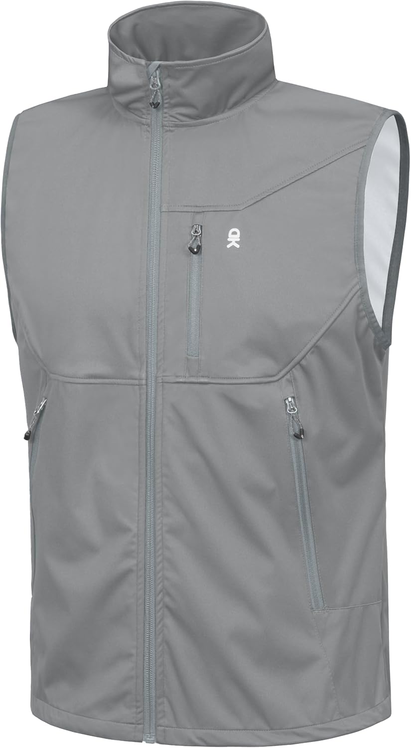 Little Donkey Andy Men's Lightweight Softshell Vest for Travel
