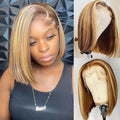 Bob Wig Human Hair 13x4 HD Lace Frontal Short Straight Style