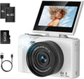 LAMA 4K UHD 64MP Digital Camera - Compact 18X Zoom Vlogging Camera