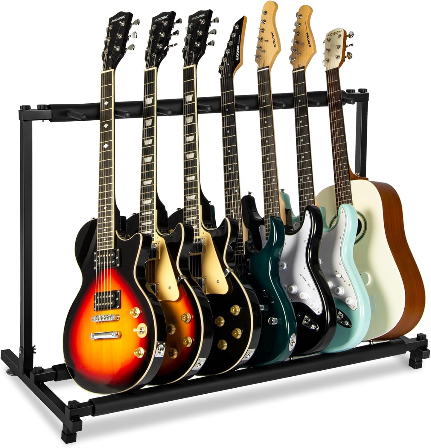 AODSK 7 Multi Guitar Stand Rack for Home and Studio Use