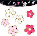Car Air Vent Daisy Clips 6-Pack - Colorful Car Air Freshener