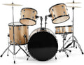 22 in Champagne Drum Set for Teens - Full-Size 5-Piece
