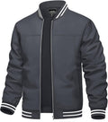 Men's Lightweight Jacket Windbreaker Bomber - Breathable Zip-Up