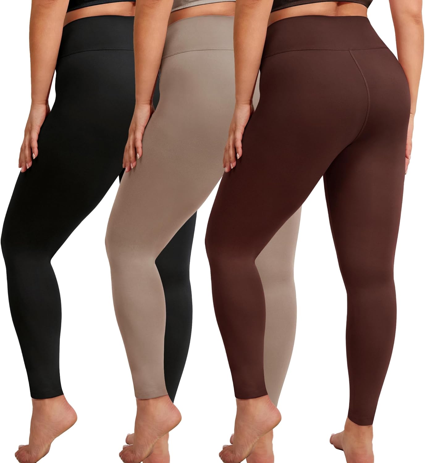 VALANDY Creamlush Plus Size Leggings for Women - Soft Stretchy Yoga