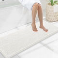 Smiry Luxury Chenille Bathroom Rug 47x17 - Extra Soft Absorbent Runner