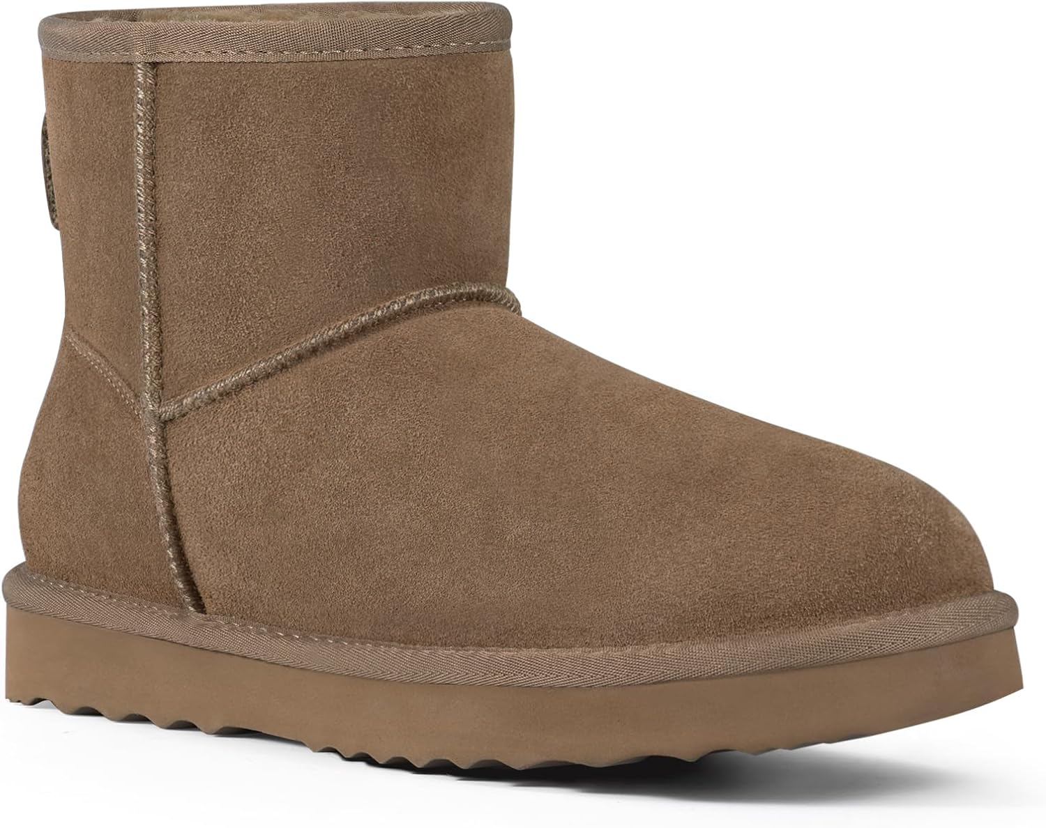 KIDMI Women's Classic Genuine Suede Mini Boots for Winter Fun