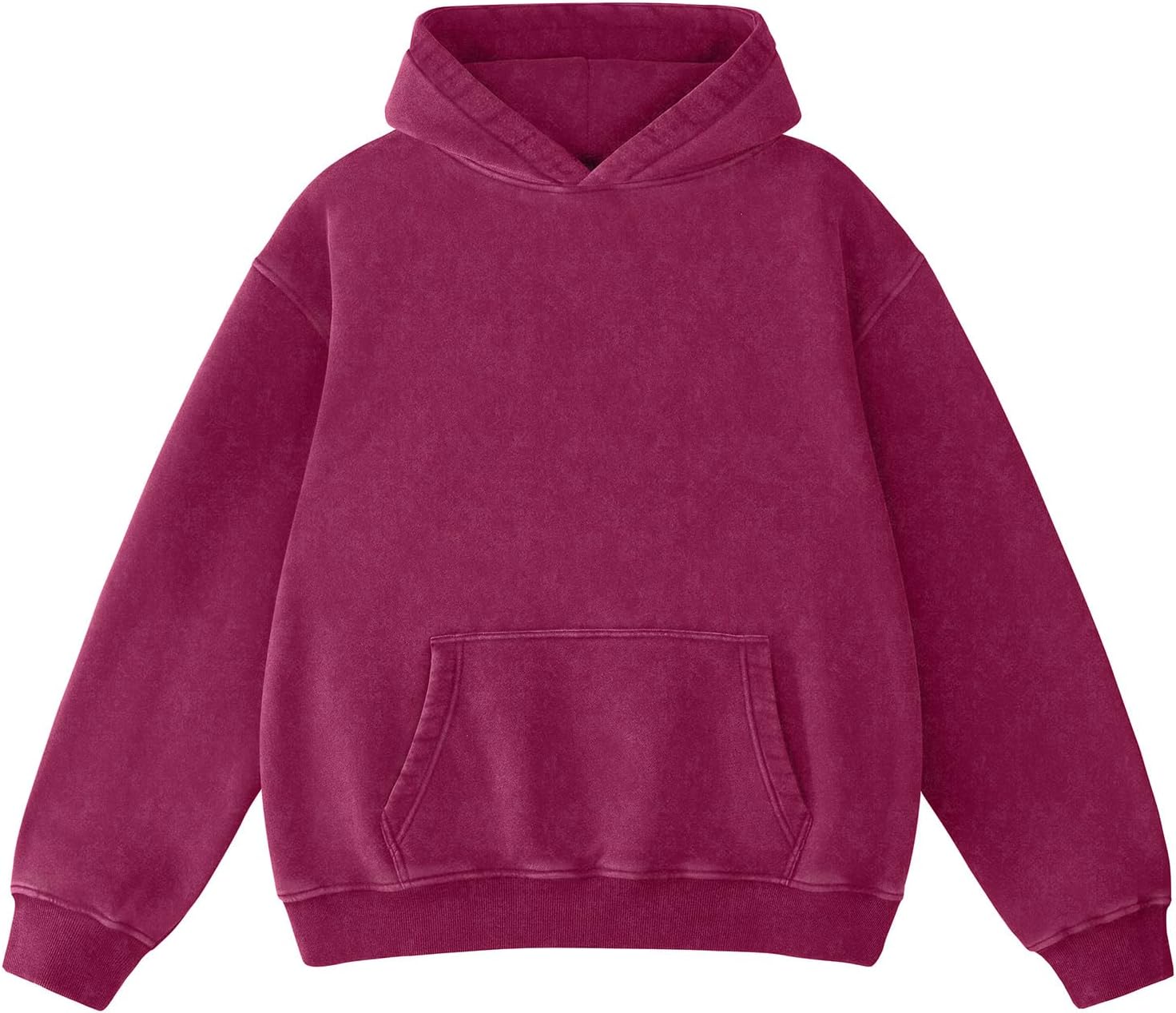 Super Soft Acid Wash Hoodie for Men - Vintage Oversized Style
