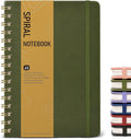 Graph Spiral Journal Notebook A5 Grid Notebook - Lay-Flat Pages
