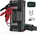 Car Battery Jump Starter 6000A Portable Pack - 2-Second Start