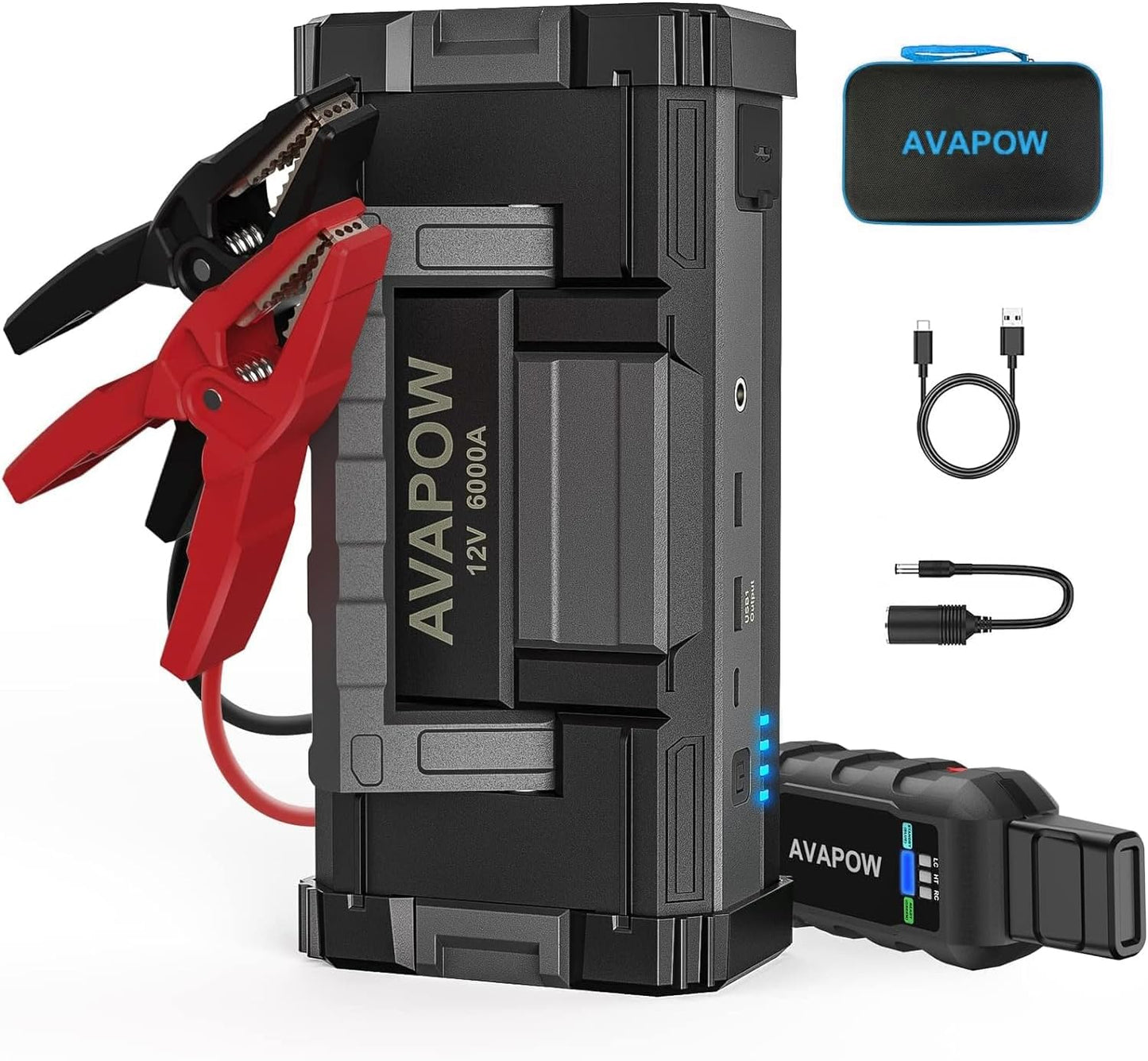 AVAPOW 6000A Jump Starter: Power up Any Car!