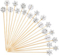 Snowflake Cocktail Picks: Festive Winter Party Decor