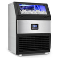 300LBS/24H Commercial Ice Maker: Fast Ice Production & Self-Cleaning