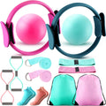 Poen Home Pilates Kit for Women - Complete Ring and Ball Set