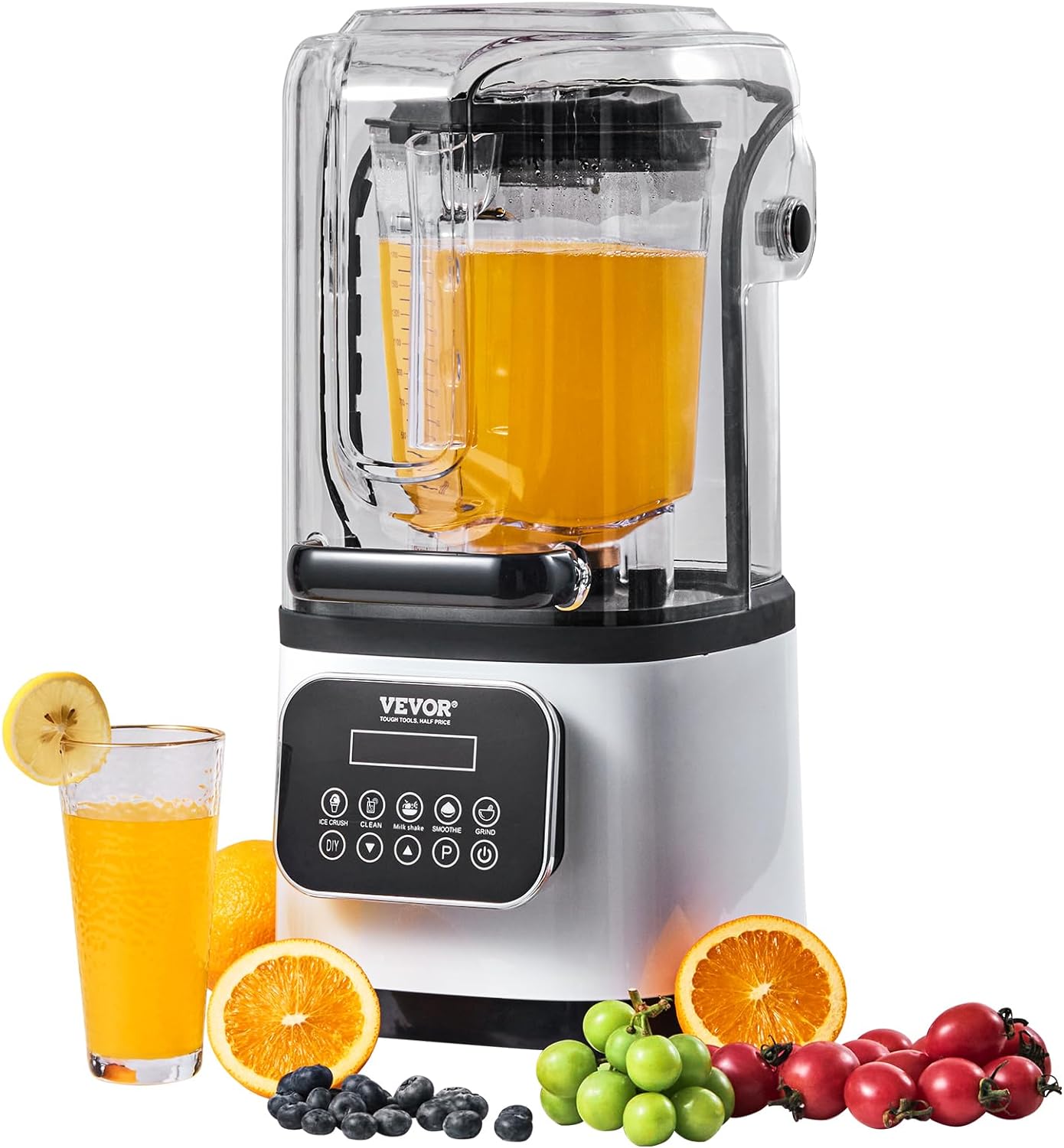 VEVOR Commercial Blender: 9 Speed Stainless Steel Powerhouse