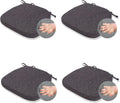 Chair Cushion with Ties for Dining Chairs - Memory Foam Comfort