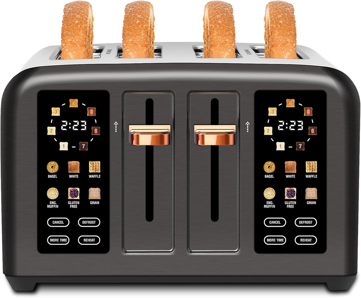 SEEDEEM Toaster 4 Slice with Touch Screen and Dual Control