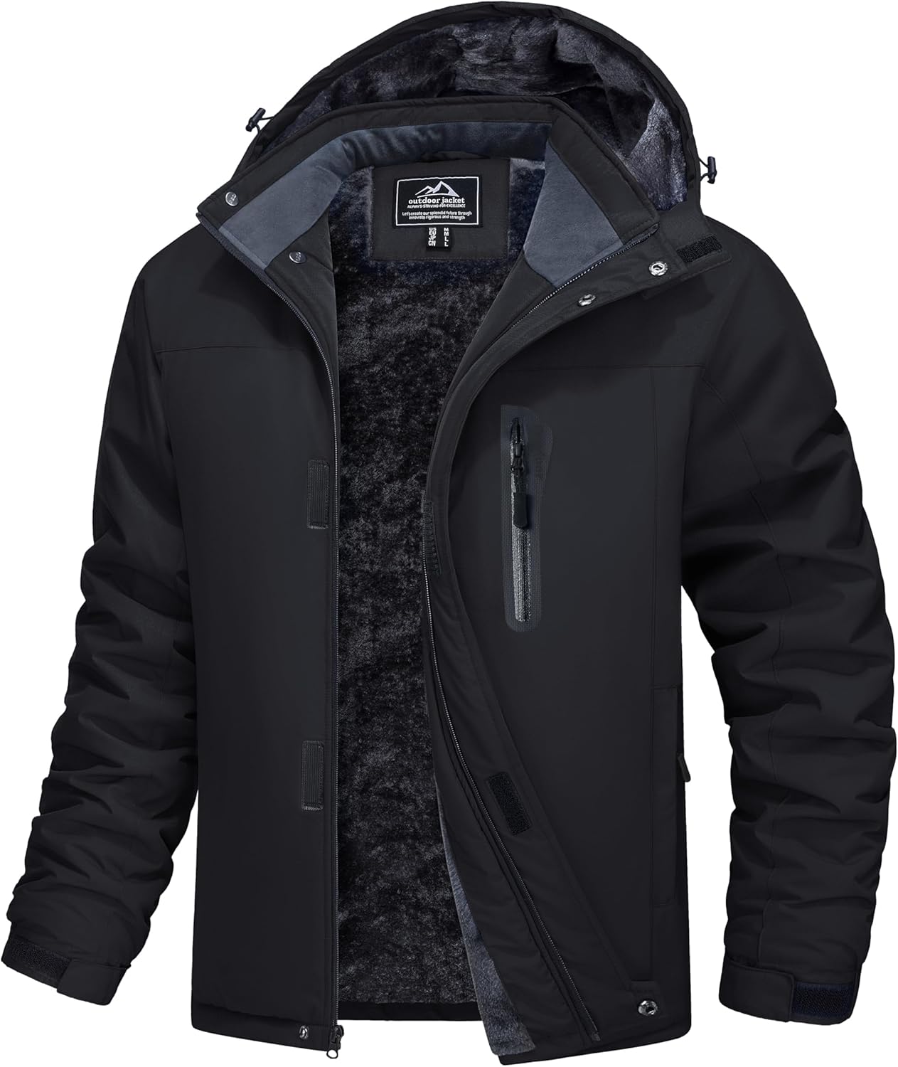 MAGCOMSEN Men's Water Resistant Winter Parka